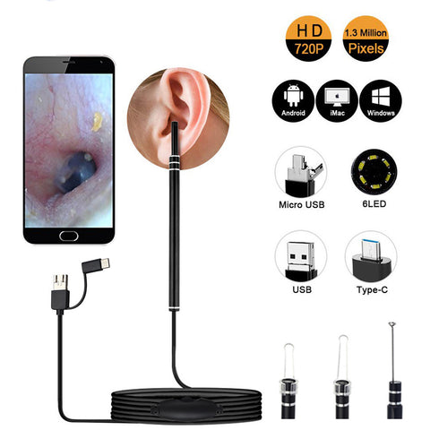 Three-in-one Visual Luminous Ear Cleaning Device